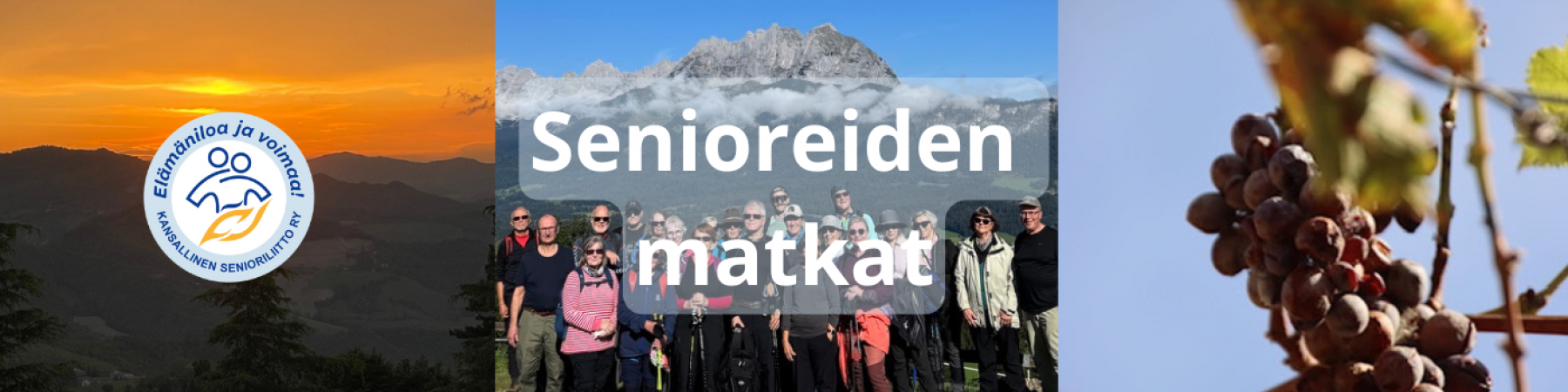 Varaa paikkasi nopeasti matkoille Viroon, ruusujen Visbyyseen, Norjan Lofooteille tai vaeltamaan olympiamaisemiin!