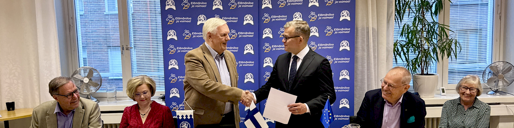 Pääministeri Petteri Orpo senioriliiton hallituksen vieraana