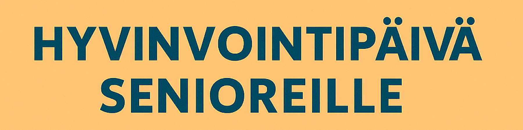 Hyvinvointipäivä senioreille 2.12.2025  – tietoa, tukea ja yhdessäoloa