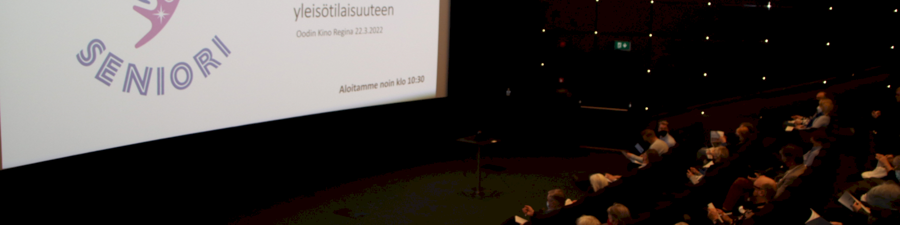 Rohkeasti Seniori -yleisötilaisuus järjestettiin Oodin Kino Reginassa!