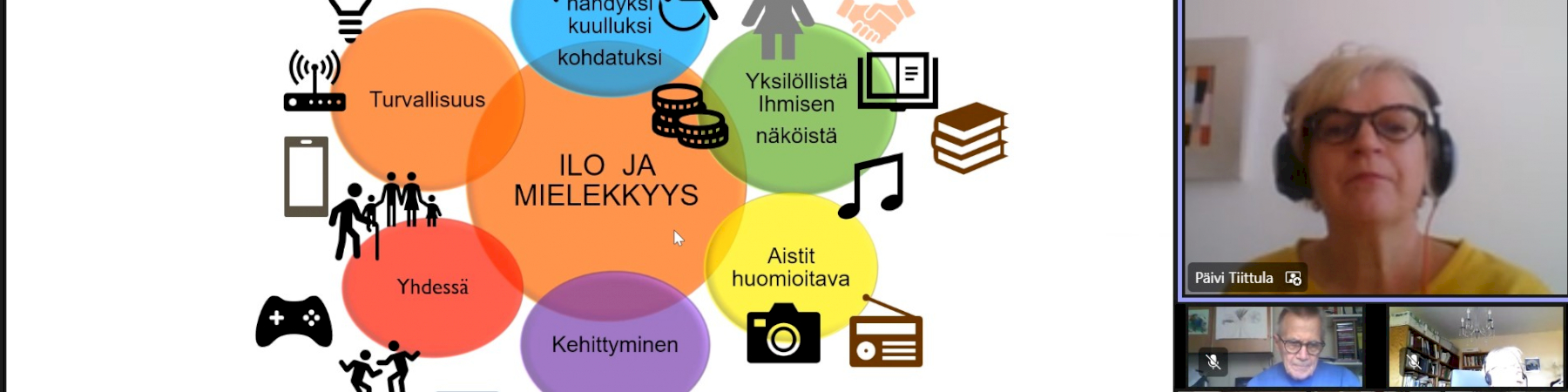 Osallistavuudesta koulutusta senioreille Teamsin välityksellä