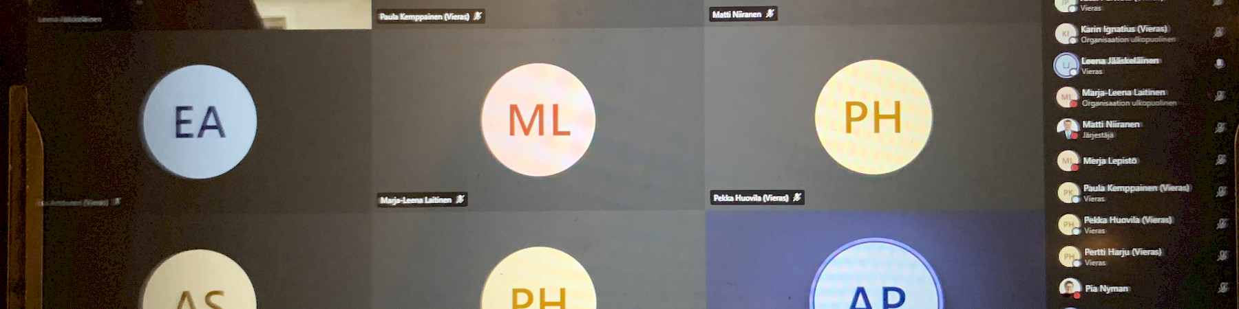 Uusi valtuusto kokousti Teamsissä