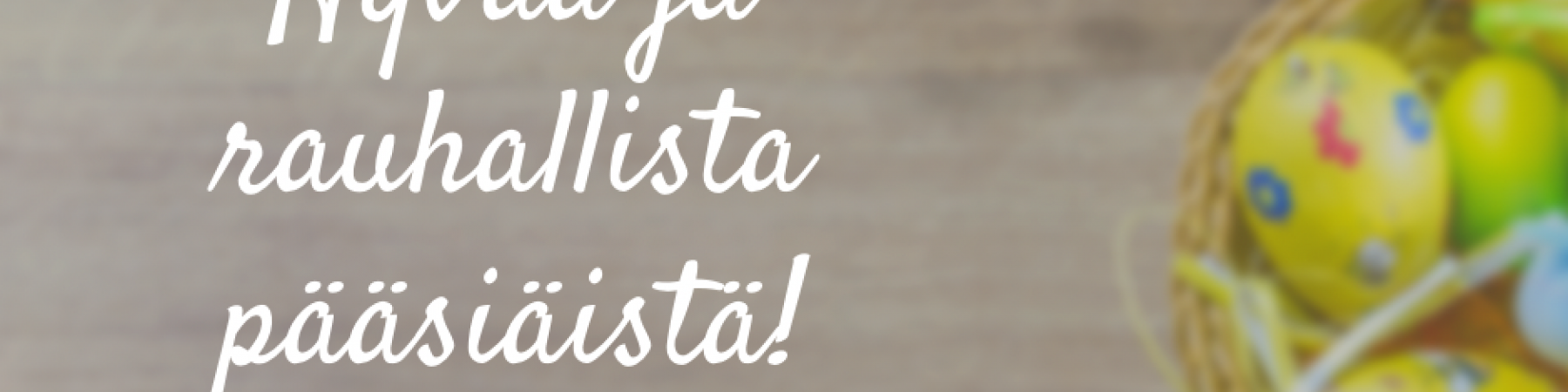 Senioriliitto toivottaa hyvää ja rauhallista pääsiäistä!