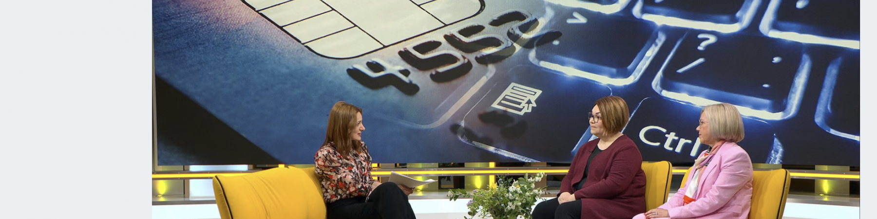 Olimme keskustelemassa huijauksista Huomenta Suomessa