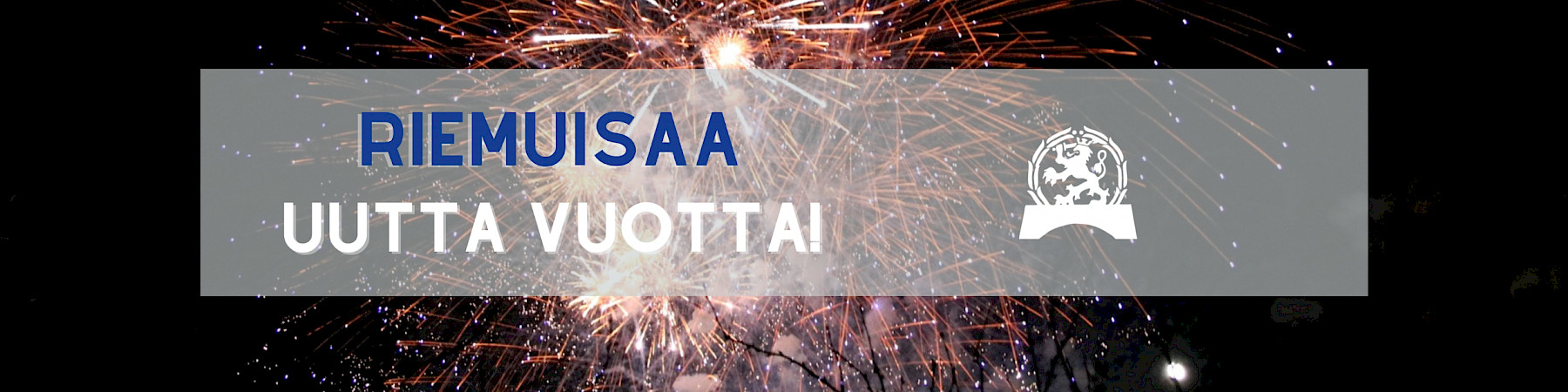 Toivotamme hyvää uutta vuotta!