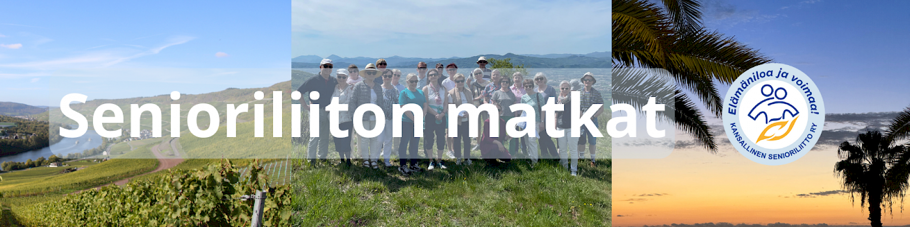 Senioriliiton ja Matkapoikien matkainfo kevään ja kesän 2025 matkoista katsottavissa